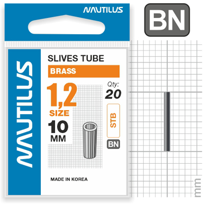 Трубка обжимная Nautilus Slives tube brass 1,2мм