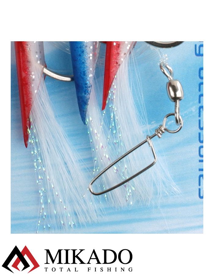 Морская оснастка Mikado HAIR TUBE RIG, крючок № 6/0  ( 3шт.)