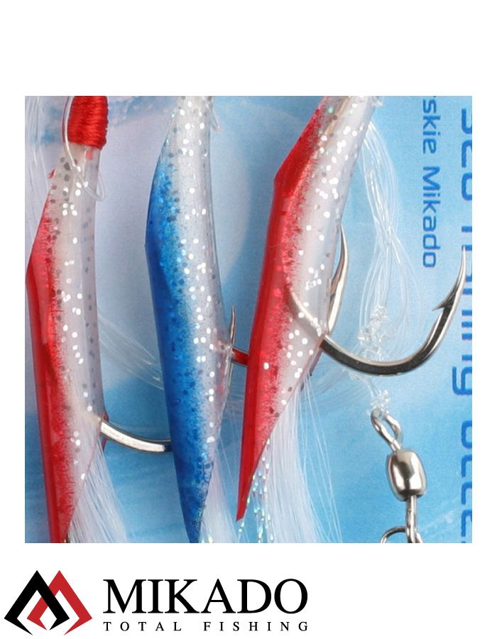 Морская оснастка Mikado HAIR TUBE RIG, крючок № 6/0  ( 3шт.)